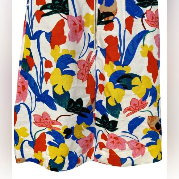 J. Crew A-line Sleeveless Dress in Morning Floral. Size 2 - Picture 9 of 14